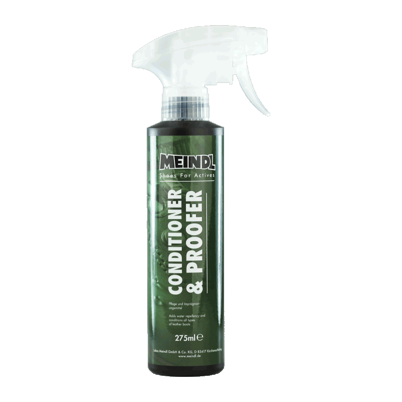 Meindl Conditioner and Proofer for Leather and Fabric Spray Bottle - 275ml - Hill and Dale Outdoors