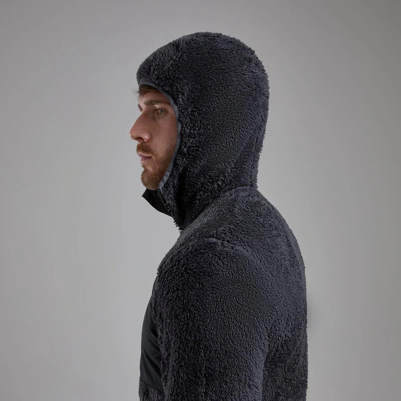 Montane Men&#39;s Caldus XT Hooded Fleece Jacket - Midnight Grey - Hill and Dale Outdoors