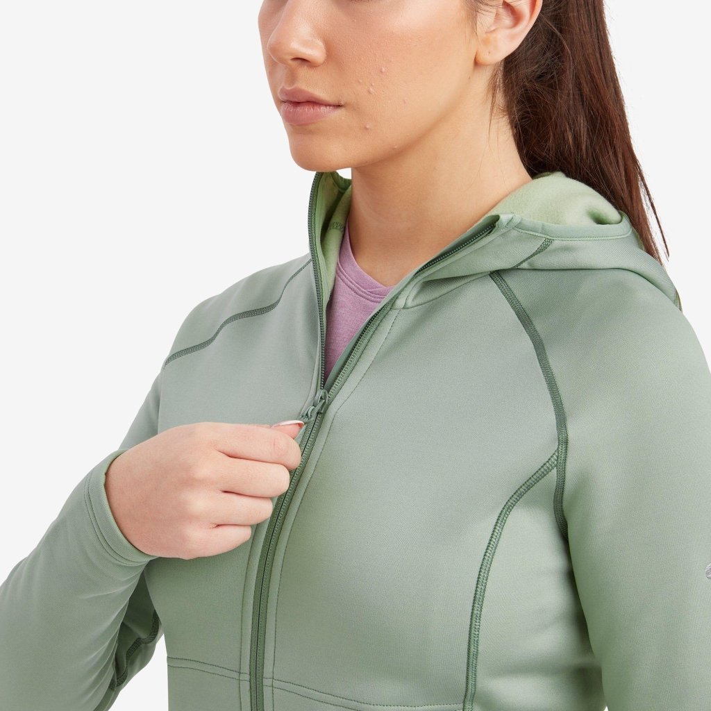 Montane Women&#39;s Fury Hooded Fleece Jacket - Black - Hill and Dale Outdoors