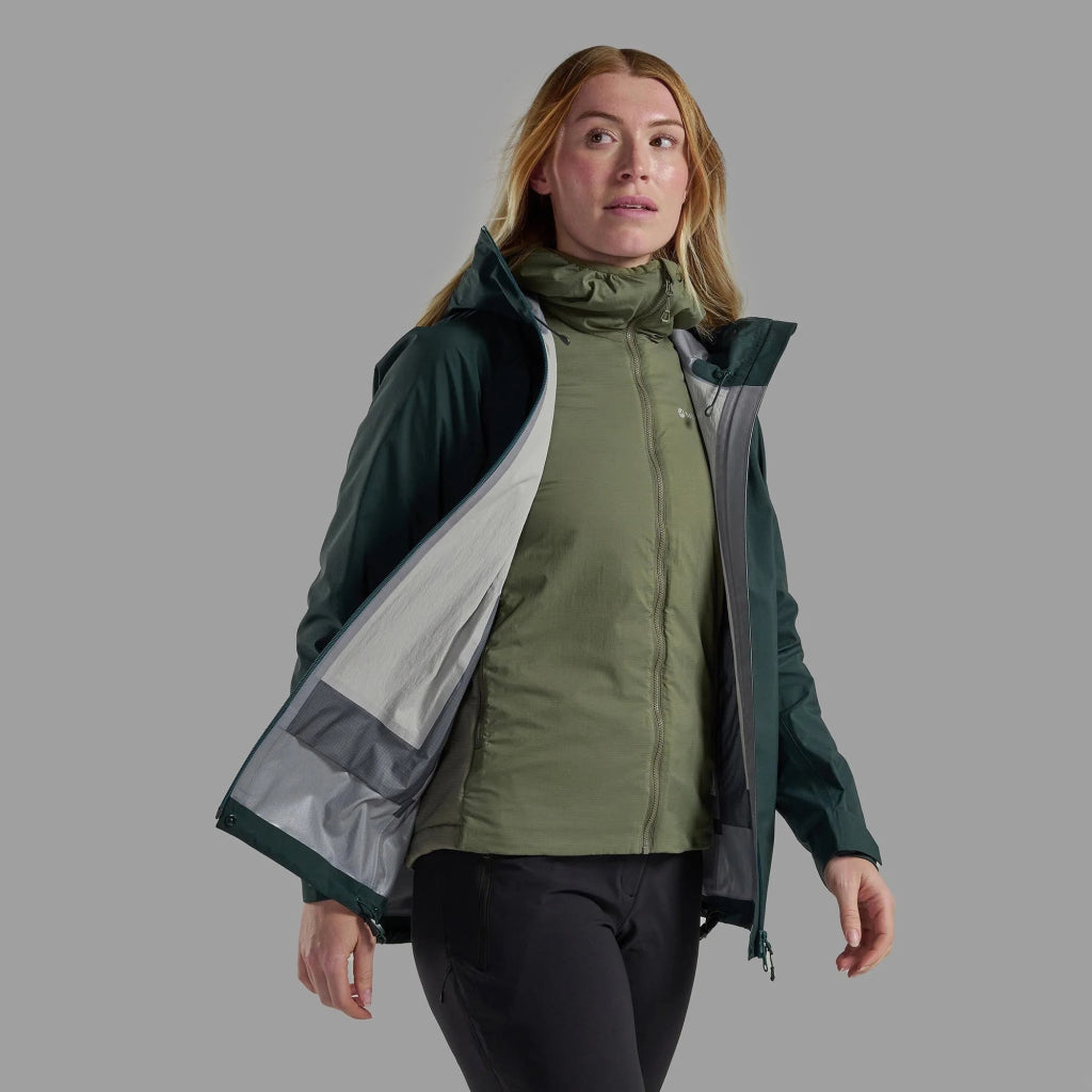 Montane Women&#39;s Phase GTX Waterproof Jacket - Hill and Dale Outdoors