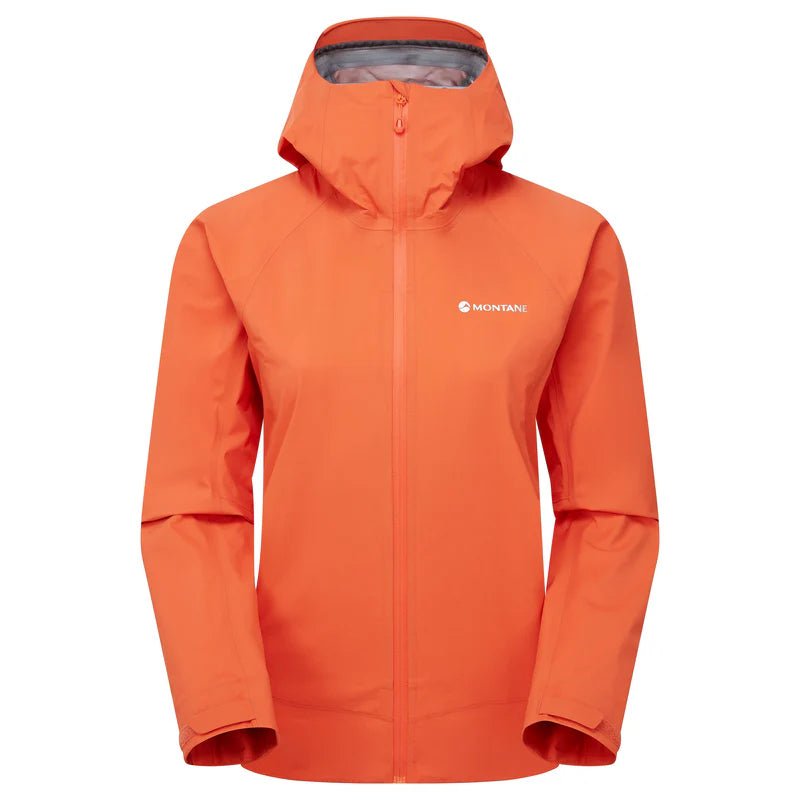 Montane Women's Phase Lite GTX Waterproof Jacket - Tigerlily - Hill and Dale Outdoors
