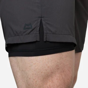 Mountain Equipment Men's Dynamo Twin Shorts - Obsidian - Hill and Dale Outdoors