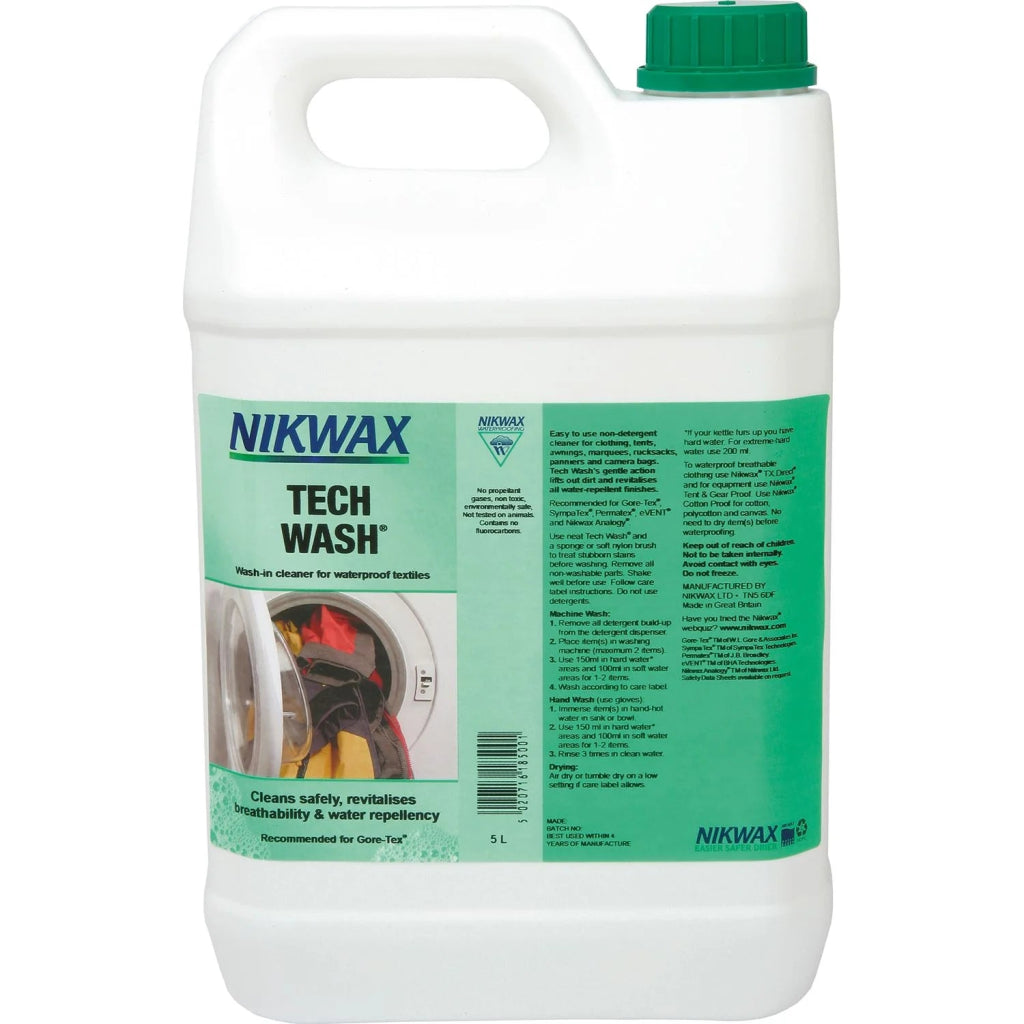 Nikwax Tech Wash - 5L - Hill and Dale Outdoors