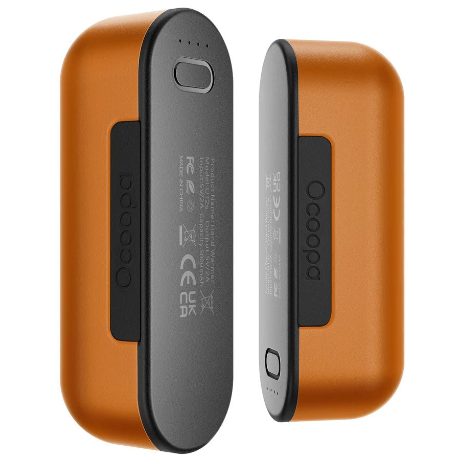 Ocoopa UT2s Rechargeable Hand Warmer - Orange - Hill and Dale Outdoors