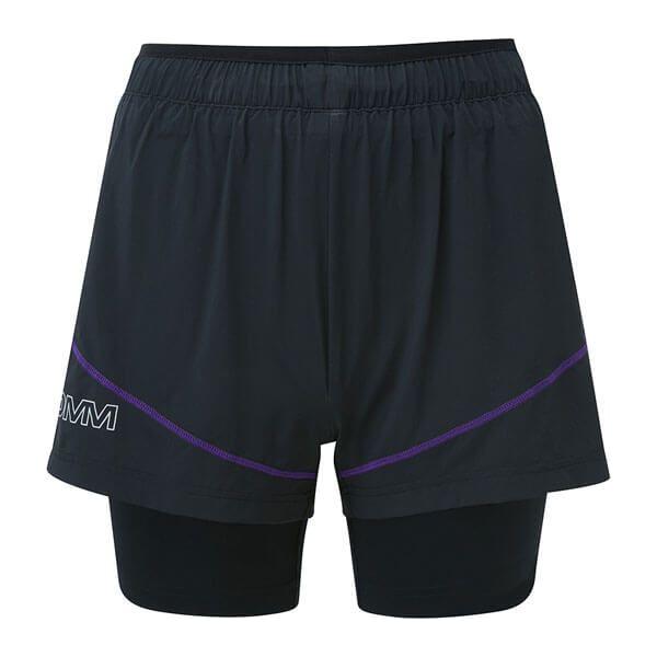 OMM Pace Women's Running Short - Black/Purple - Hill and Dale Outdoors
