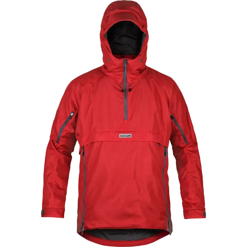 Paramo Men's Velez Adventure Waterproof Smock - Fire Red - Hill and Dale Outdoors
