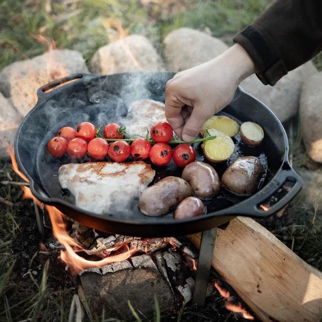 Petromax 30cm Cast Iron Fire Skillet with Two Handles - Hill and Dale Outdoors