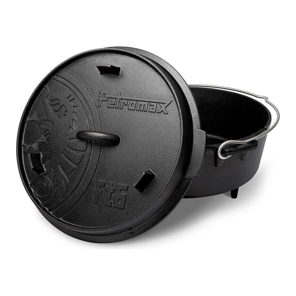 Petromax 5.5L FT6 Cast Iron Dutch Oven with Legs - Hill and Dale Outdoors
