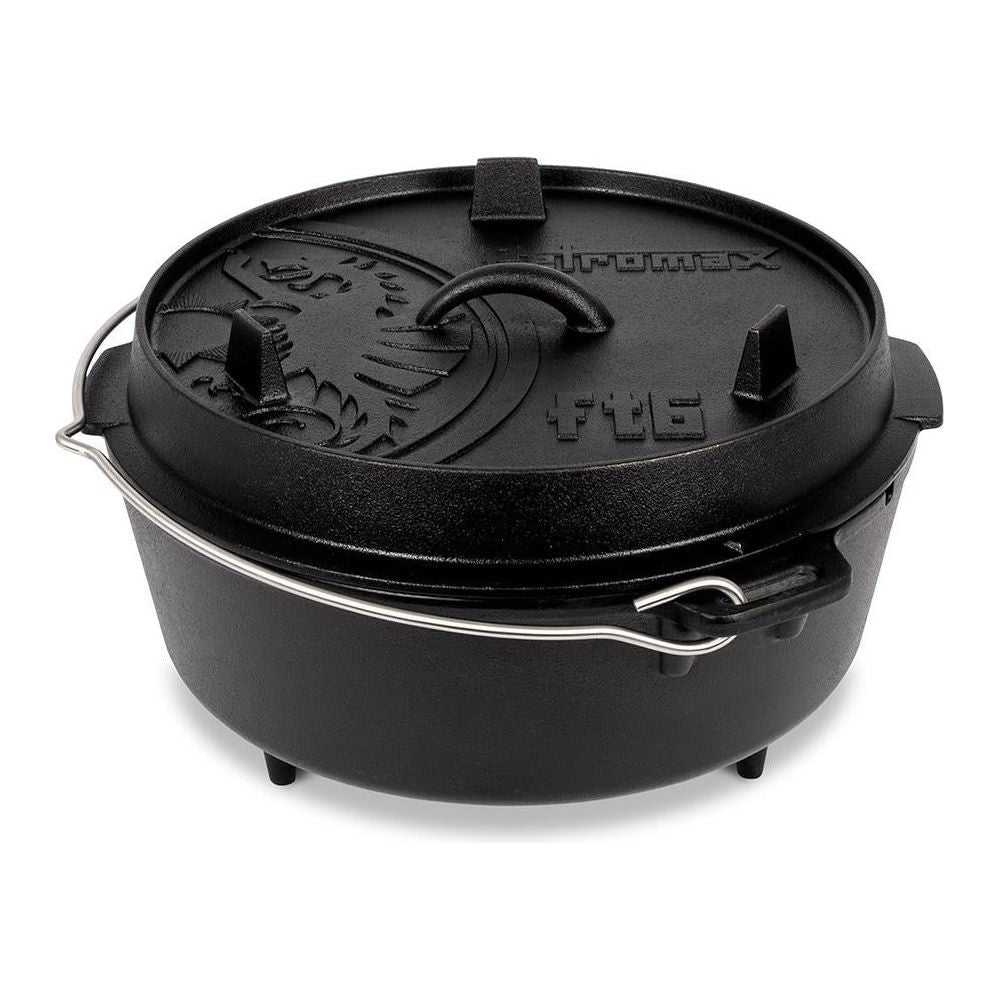 Petromax 5.5L FT6 Cast Iron Dutch Oven with Legs - Hill and Dale Outdoors