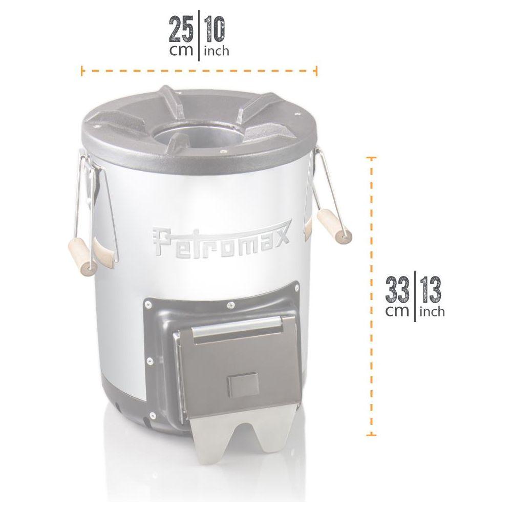 Petromax Rocket Stove - Portable Wood Burning Camping Stove - Hill and Dale Outdoors