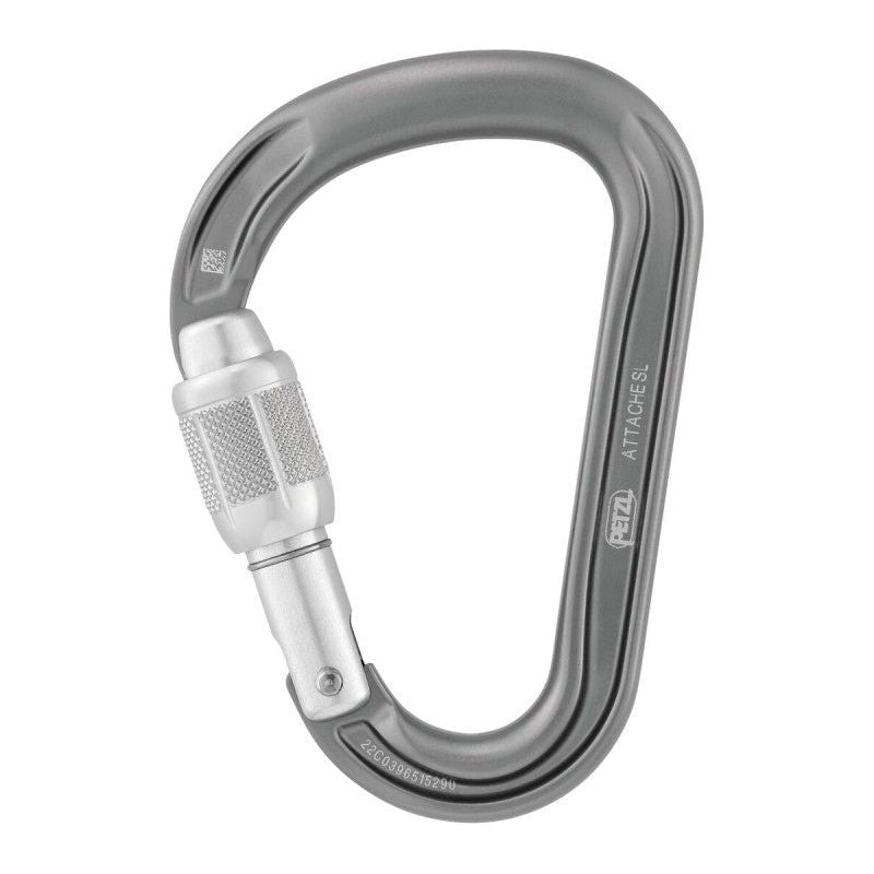 Petzl Attache Carabiner - Grey - Hill and Dale Outdoors
