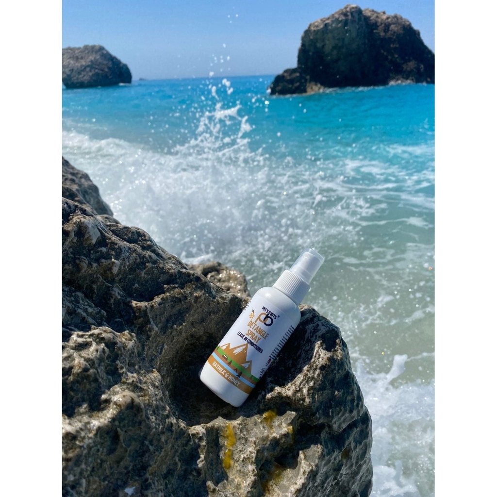 Pits &amp; Bits Detangling Spray Leave In Conditioner - Oatmilk and Honey Fragrance 100ml Travel size - Hill and Dale Outdoors