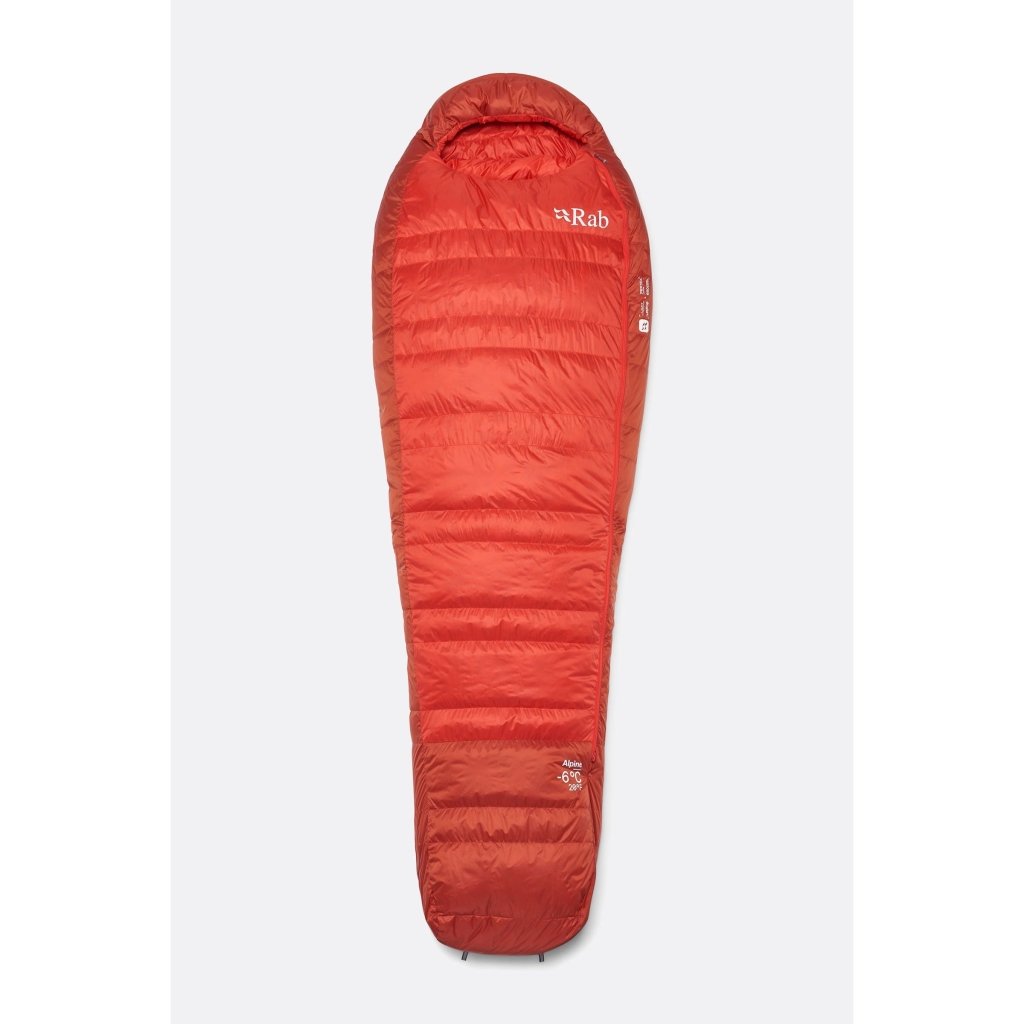 Rab Alpine - 6C / 20F Down Sleeping Bag - Hill and Dale Outdoors