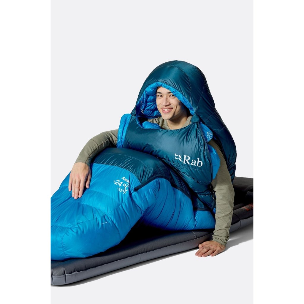 Rab Ascent - 6C / 20F Down Sleeping Bag - Hill and Dale Outdoors