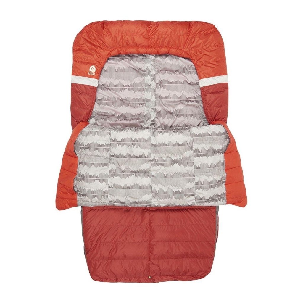 Sierra Designs Backcountry Bed Duo 650F 20° Degree Down Sleeping Bag - Red - Hill and Dale Outdoors