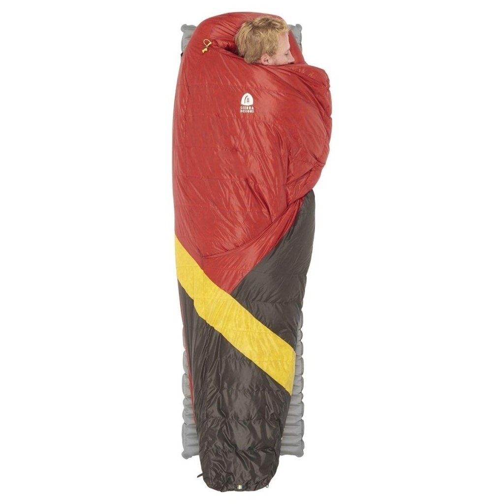 Sierra Designs Cloud 800F 20° Degree Down Sleeping Bag - Red - Hill and Dale Outdoors