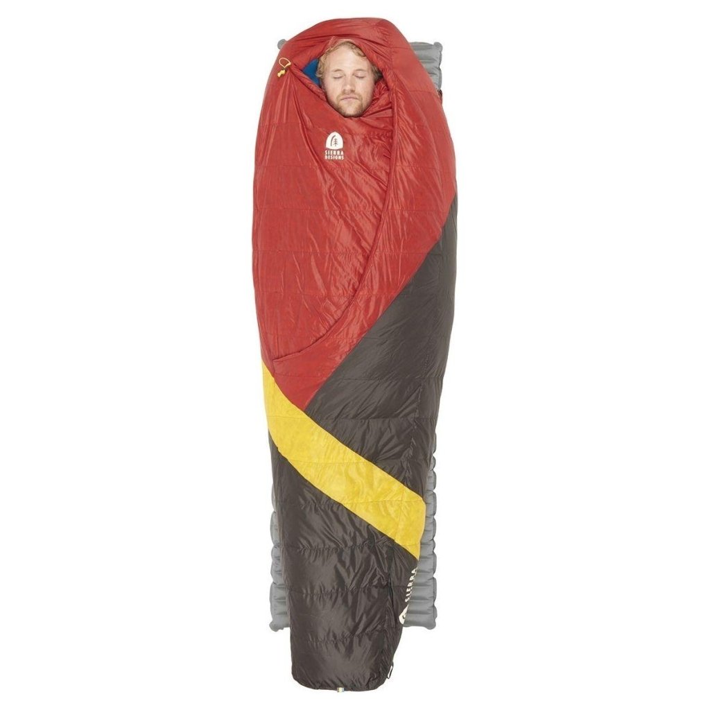 Sierra Designs Cloud 800F 20° Degree Down Sleeping Bag - Red - Hill and Dale Outdoors