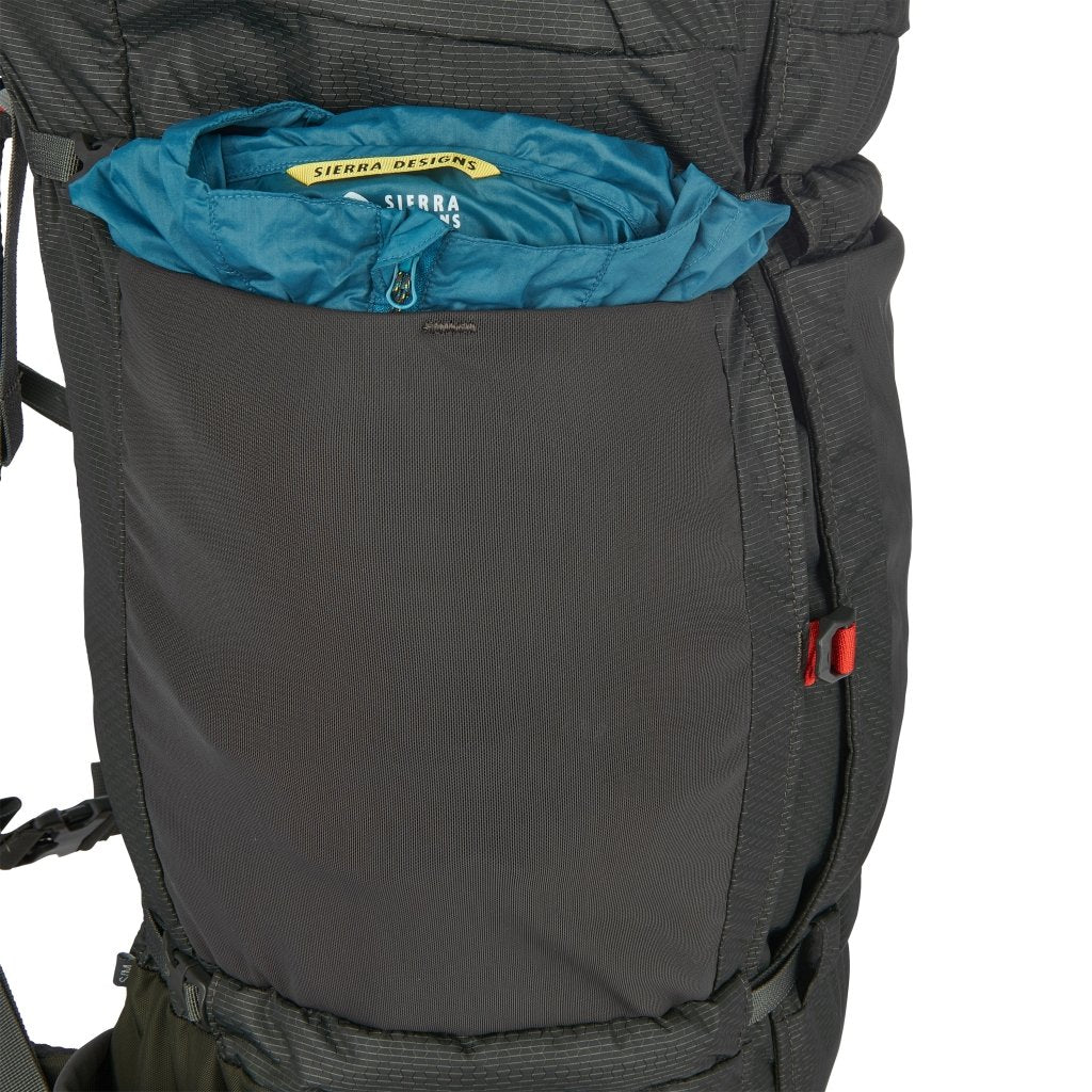 Sierra Designs Flex Capacitor 40L - 60L Blackpack With Waist Belt - Majolica - Hill and Dale Outdoors