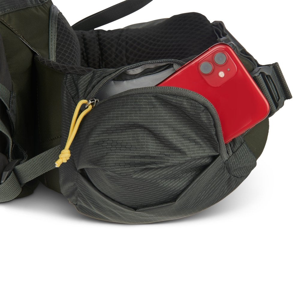 Sierra Designs Flex Capacitor 40L - 60L Blackpack With Waist Belt - Majolica - Hill and Dale Outdoors