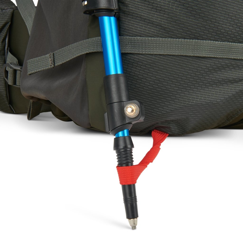 Sierra Designs Flex Capacitor 40L - 60L Blackpack With Waist Belt - Peat - Hill and Dale Outdoors