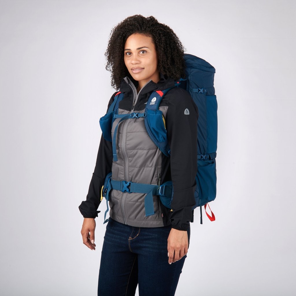 Sierra Designs Flex Capacitor 60L - 80L Rucksack - M/L - Majolica Blue - Hill and Dale Outdoors