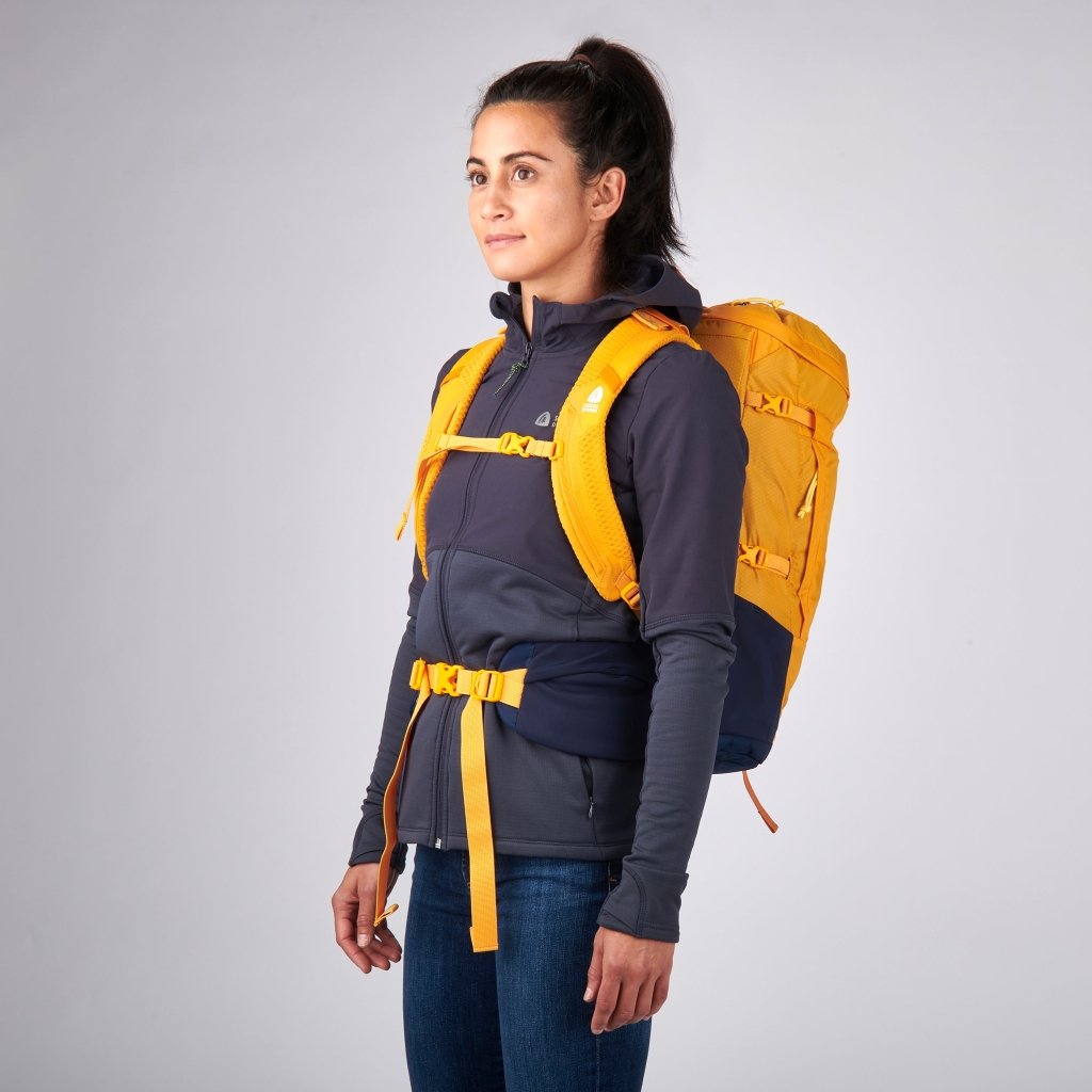 Sierra Designs Flex Hike 20L - 30L Backpack - Butterscotch/Navy - Hill and Dale Outdoors