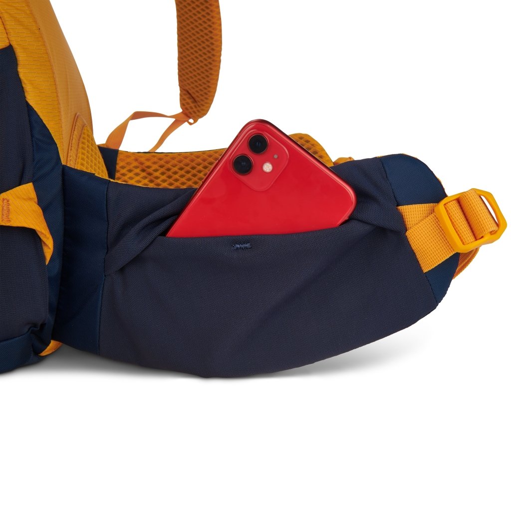 Sierra Designs Flex Hike 20L - 30L Backpack - Butterscotch/Navy - Hill and Dale Outdoors
