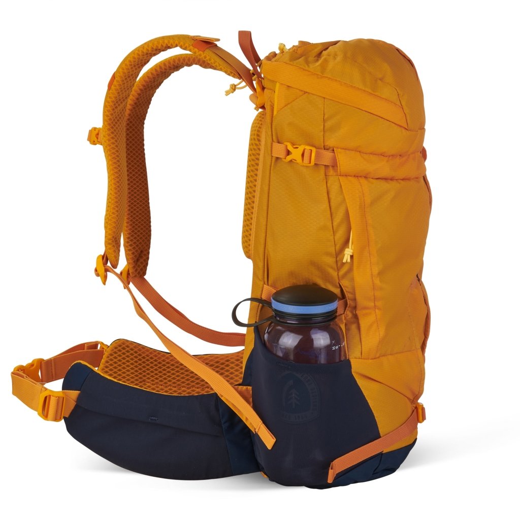 Sierra Designs Flex Hike 20L - 30L Backpack - Butterscotch/Navy - Hill and Dale Outdoors