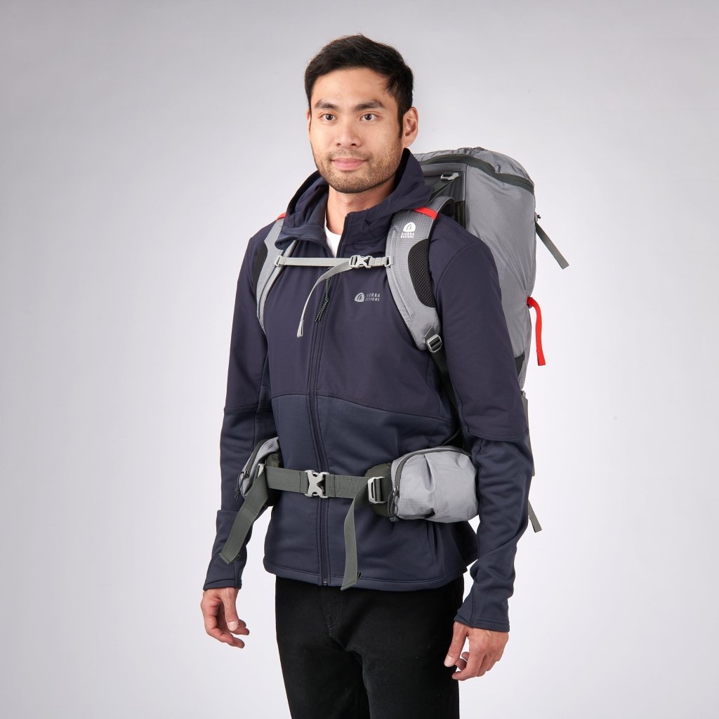 Sierra Designs Flex Trail 40L - 60L Rucksack - Wild Dove/Peat - Hill and Dale Outdoors