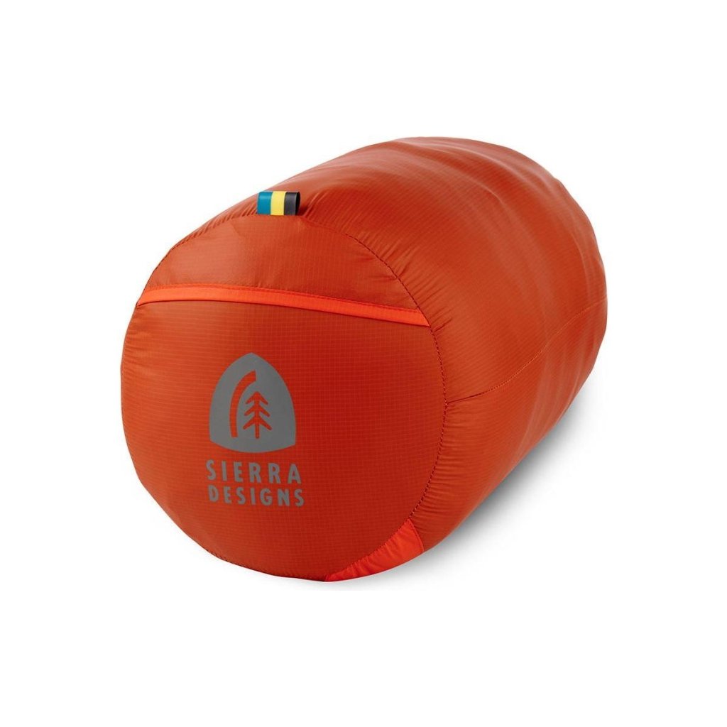 Sierra Designs Night Cap 35° Degree Synthetic Sleeping Bag - Picante - Hill and Dale Outdoors