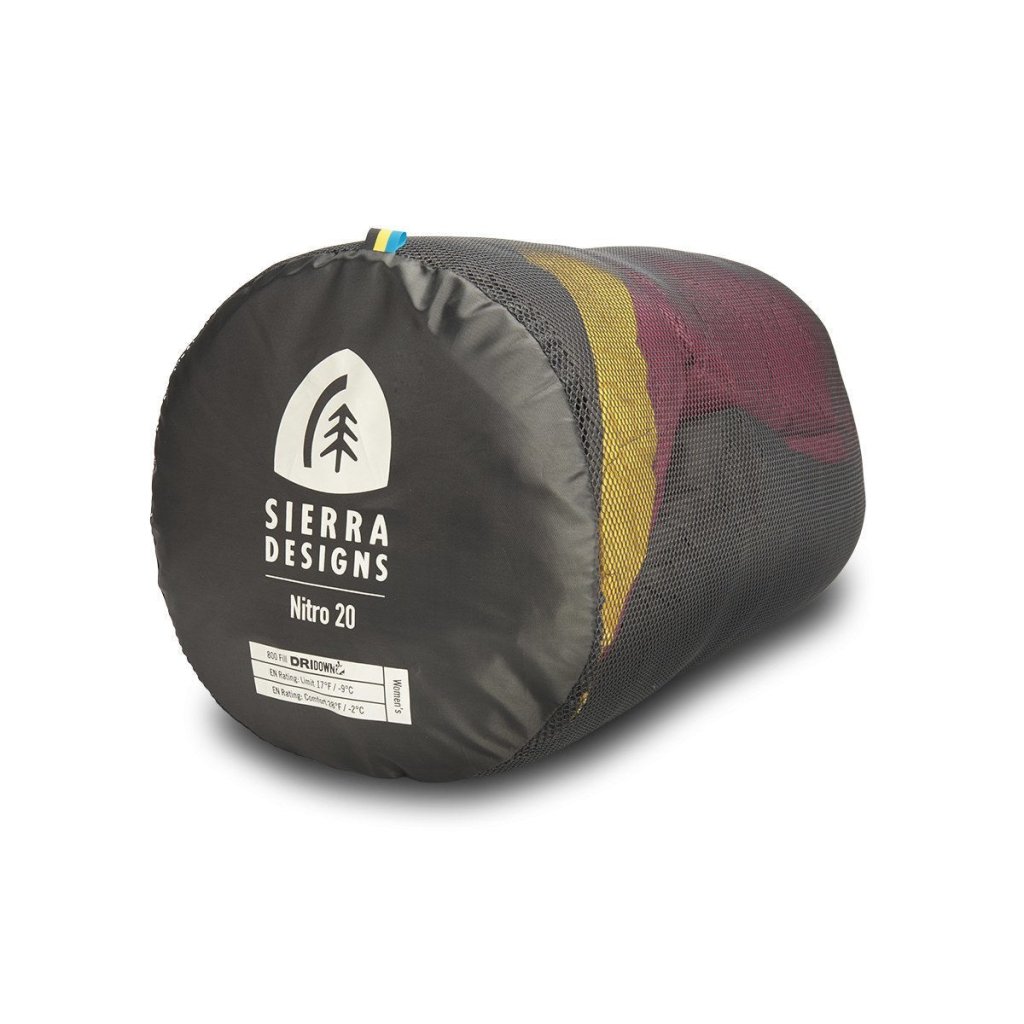 Sierra Designs Nitro 20 Womens 800 Dridown Sleeping Bag - Hill and Dale Outdoors