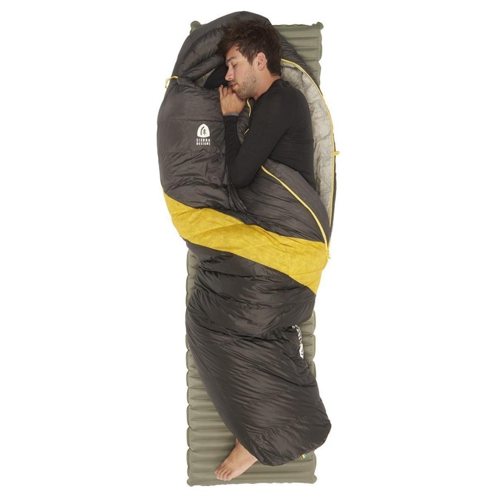 Sierra Designs Nitro 800F 0° Degree Down Sleeping Bag - Grey - Hill and Dale Outdoors