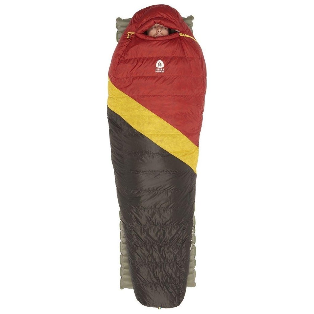 Sierra Designs Nitro 800F 20° Degree Down Sleeping Bag - Red - Hill and Dale Outdoors
