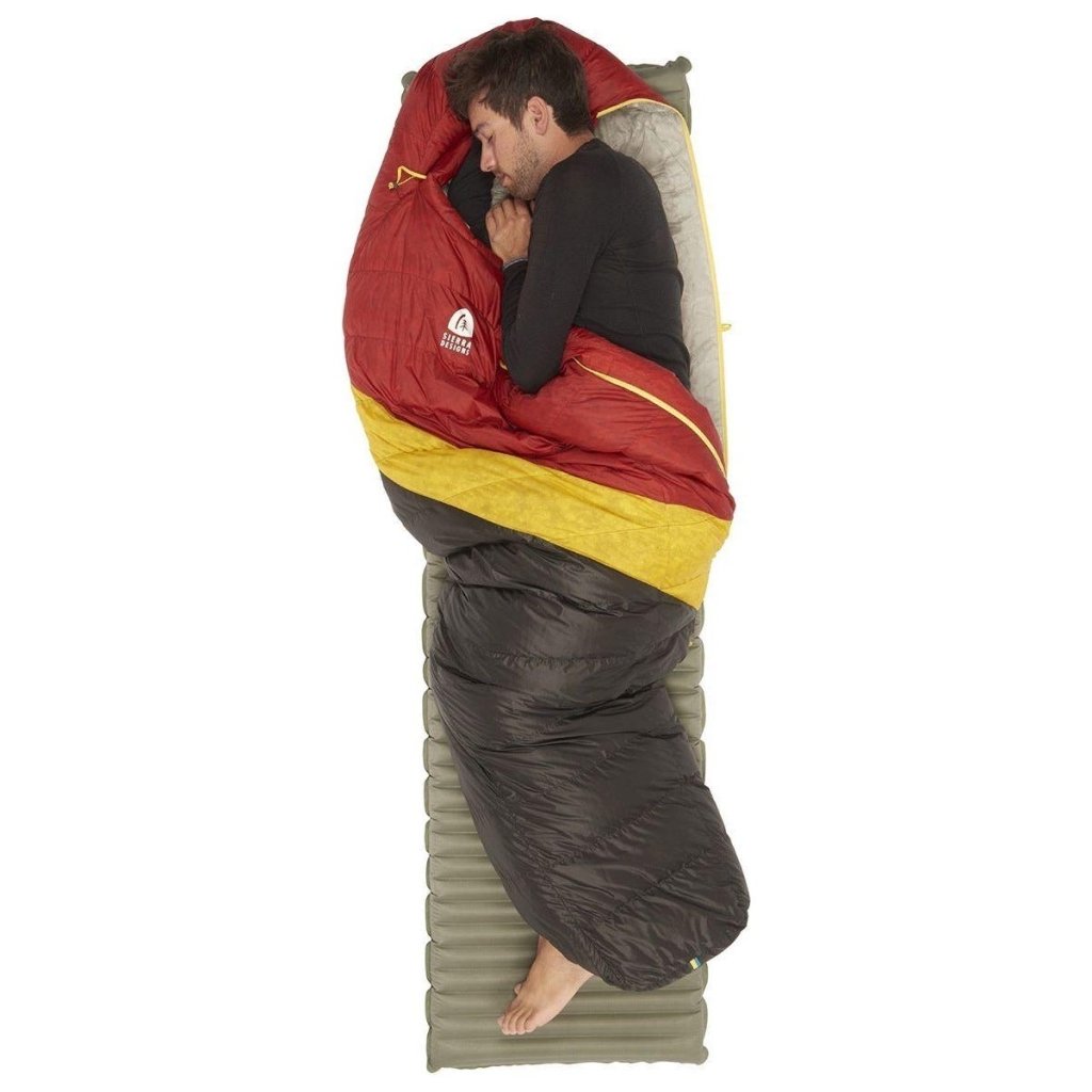 Sierra Designs Nitro 800F 20° Degree Down Sleeping Bag - Red - Hill and Dale Outdoors