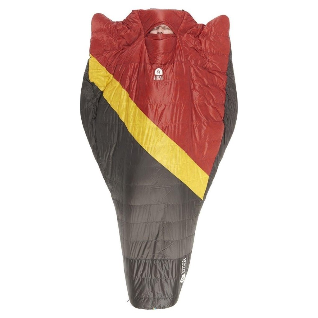 Sierra Designs Nitro Quilt 800F 20° Degree Down Sleeping Bag - Red - Hill and Dale Outdoors