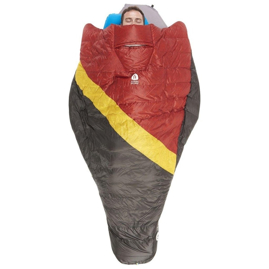 Sierra Designs Nitro Quilt 800F 20° Degree Down Sleeping Bag - Red - Hill and Dale Outdoors