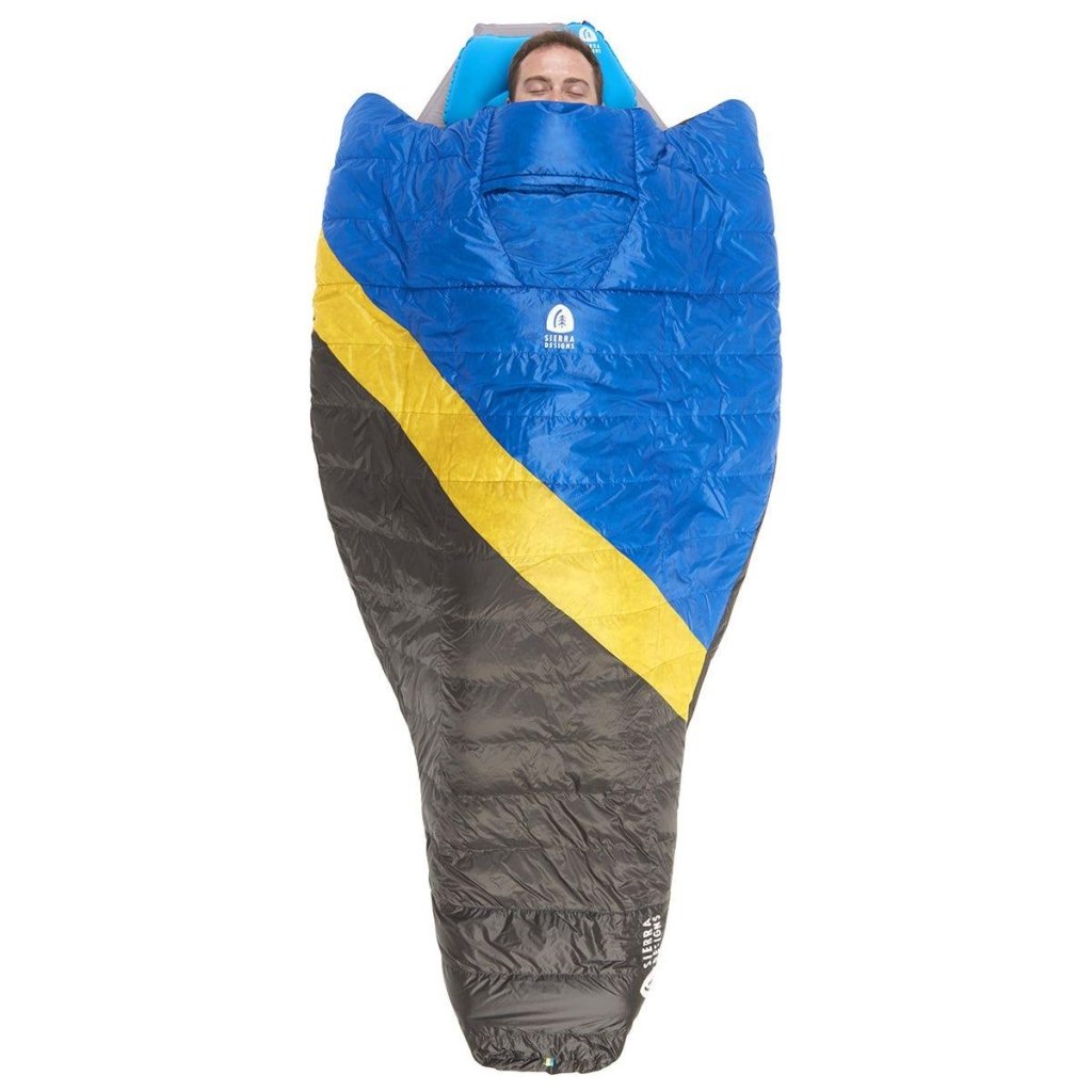 Sierra Designs Nitro Quilt 800F 35° Degree Down Sleeping Bag - Red - Hill and Dale Outdoors