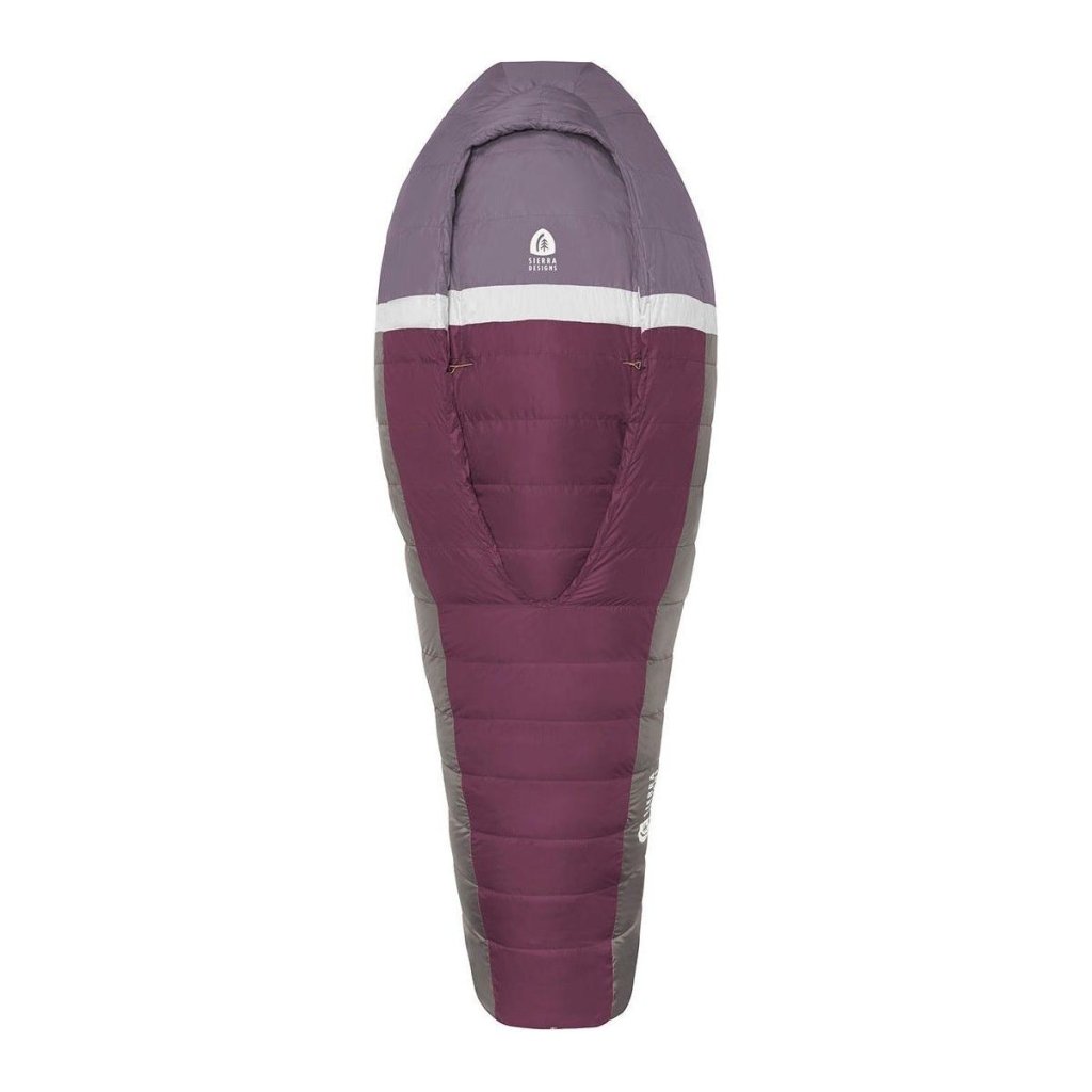 Sierra Designs Women&#39;s Backcountry Bed 650F 20° Degree Down Sleeping Bag - Purple - Hill and Dale Outdoors