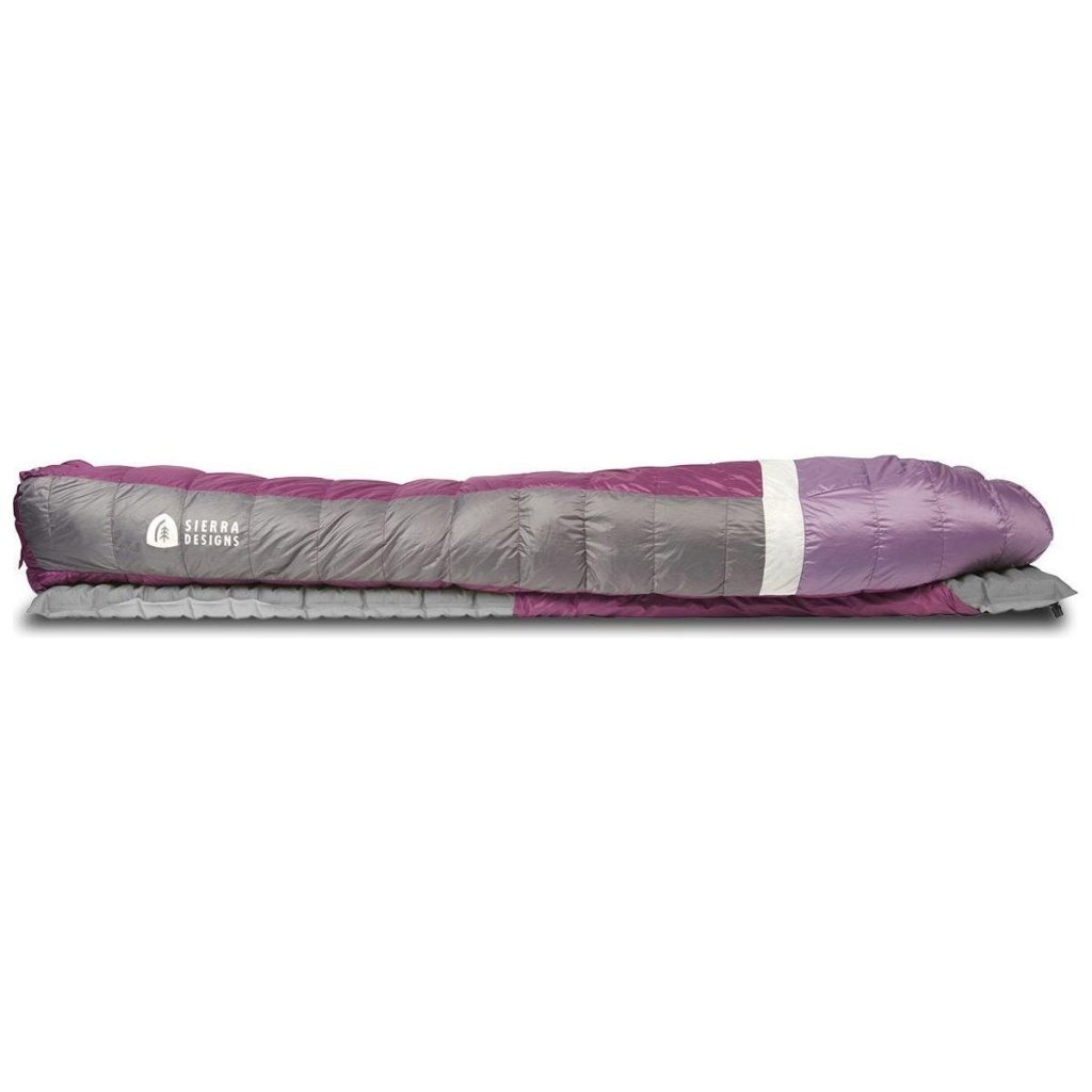 Sierra Designs Women&#39;s Backcountry Bed 650F 20° Degree Down Sleeping Bag - Purple - Hill and Dale Outdoors