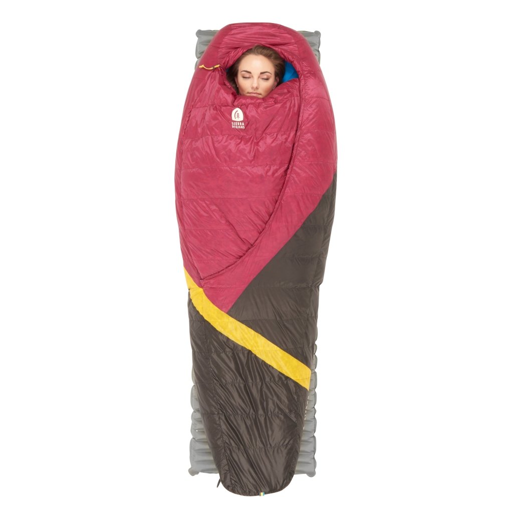 Sierra Designs Women&#39;s Cloud 800F 20° Degree Down Sleeping Bag - Purple - Hill and Dale Outdoors