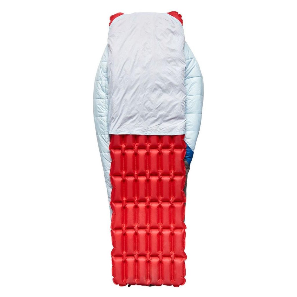Sierra Designs Women&#39;s Night Cap 20° Degree Synthetic Sleeping Bag - Ice Blue - Hill and Dale Outdoors