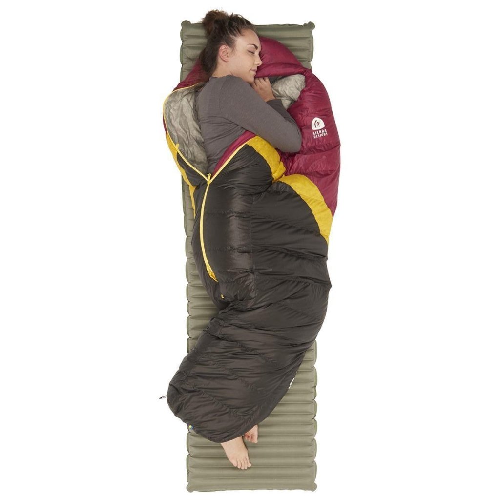Sierra Designs Women&#39;s Nitro 800F 20° Degree Down Sleeping Bag - Sangria - Hill and Dale Outdoors