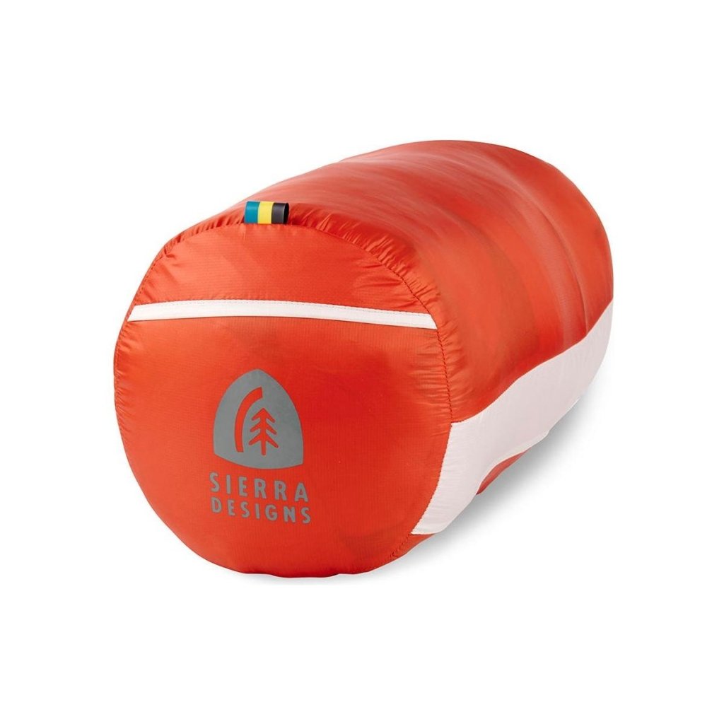 Sierra Designs Women&#39;s Shut Eye 20° Degree Synthetic Sleeping Bag - Red Grey - Hill and Dale Outdoors