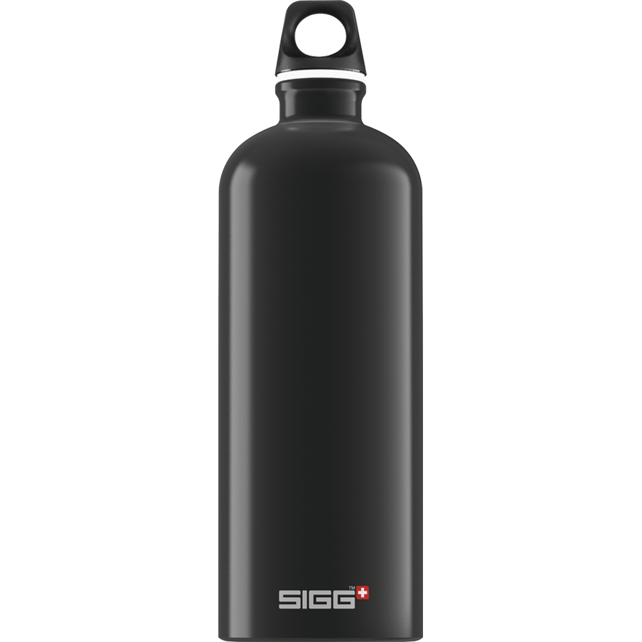 Sigg Traveller 1.0L Water Bottle - Black - Hill and Dale Outdoors