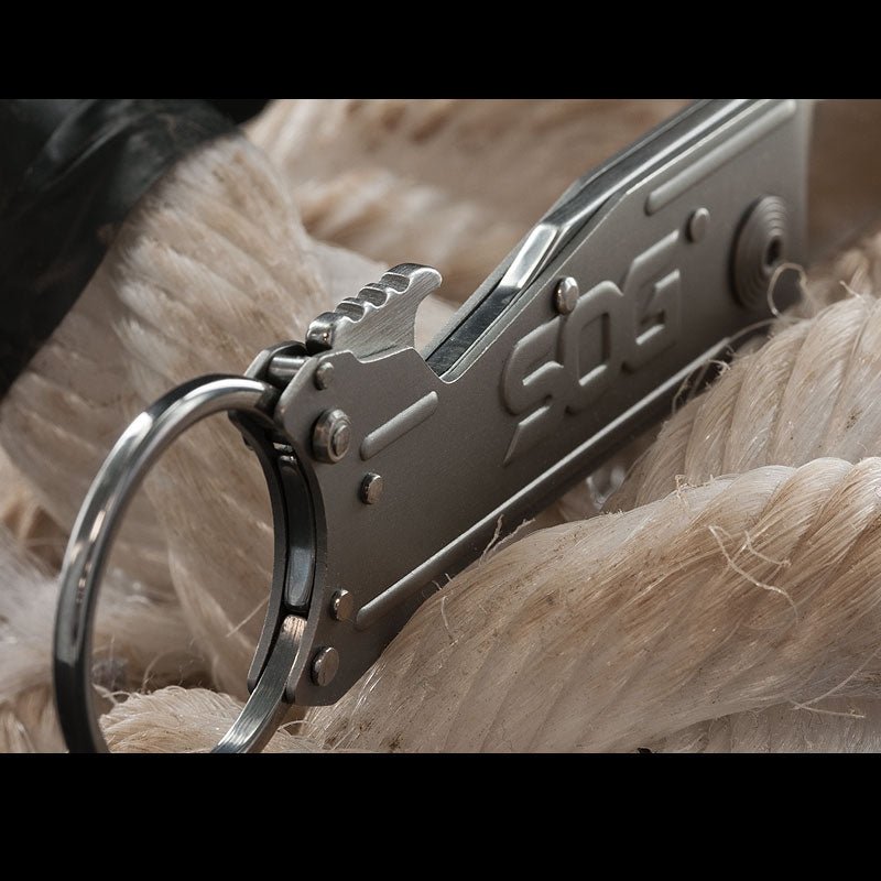 SOG Keytron Keychain Folding Knife - Hill and Dale Outdoors