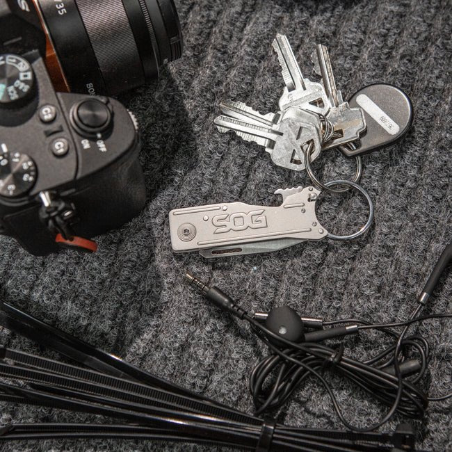 SOG Keytron Keychain Folding Knife - Hill and Dale Outdoors