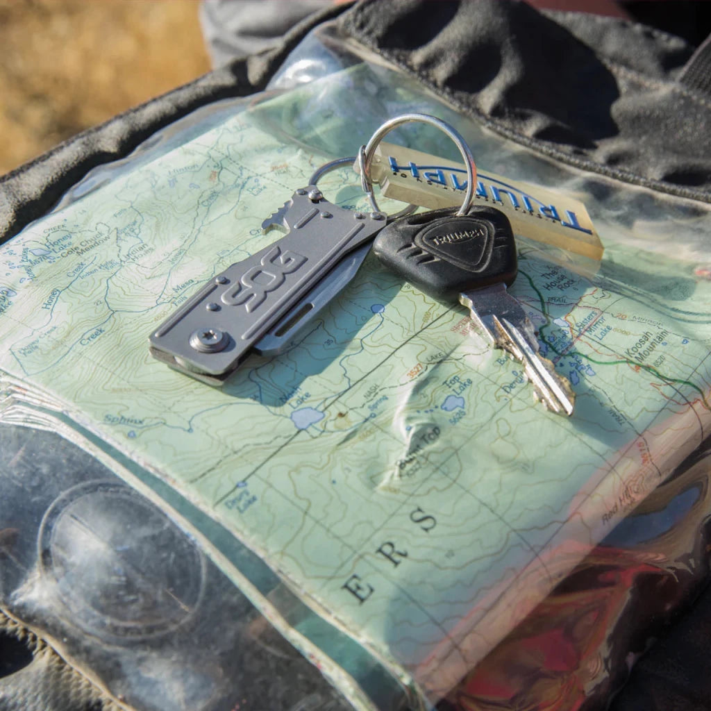 SOG Keytron Keychain Folding Knife - Hill and Dale Outdoors
