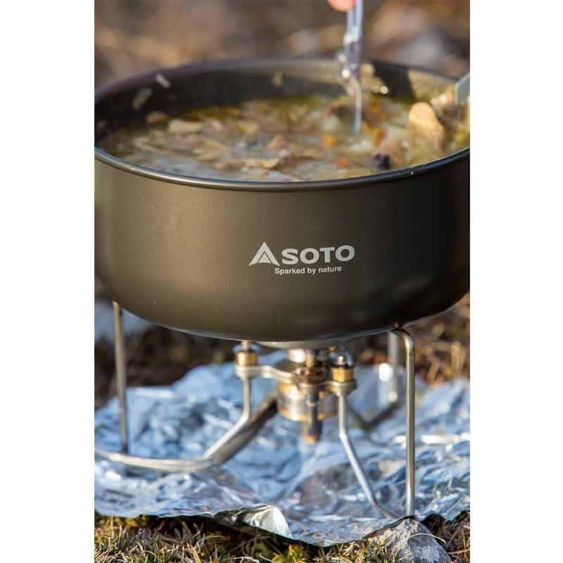Soto StormBreaker w/Fuel Bottle Red Combo Camping Stove - Hill and Dale Outdoors