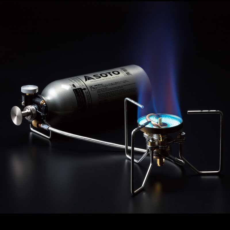 Soto StormBreaker w/Fuel Bottle Red Combo Camping Stove - Hill and Dale Outdoors
