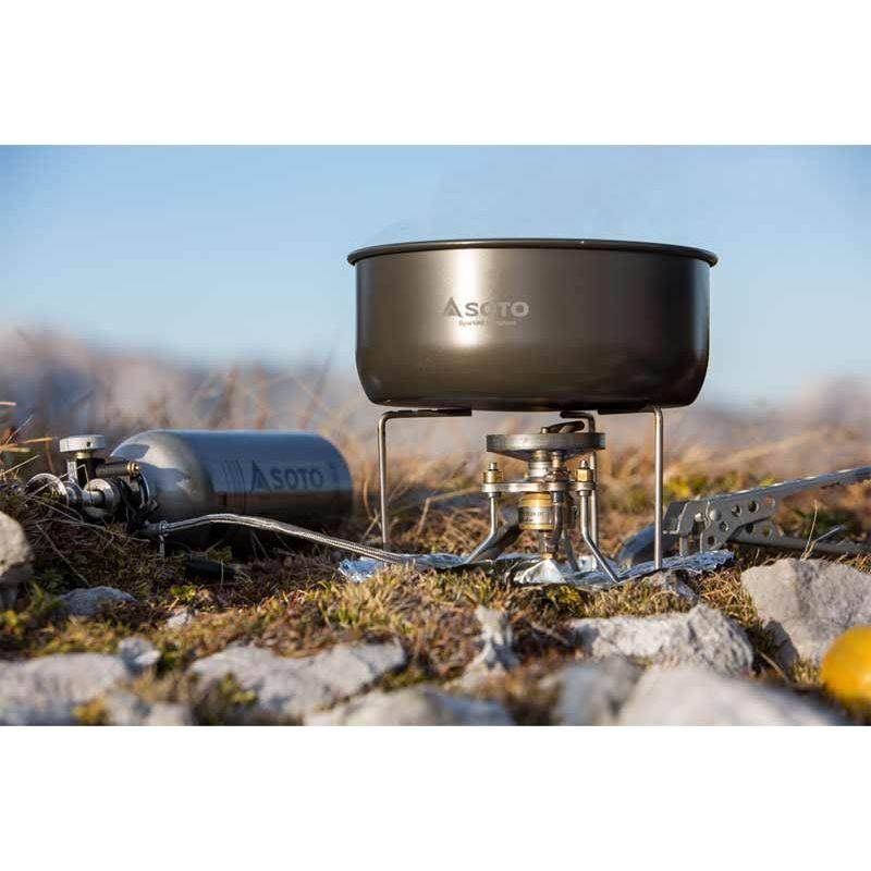 Soto StormBreaker w/Fuel Bottle Red Combo Camping Stove - Hill and Dale Outdoors